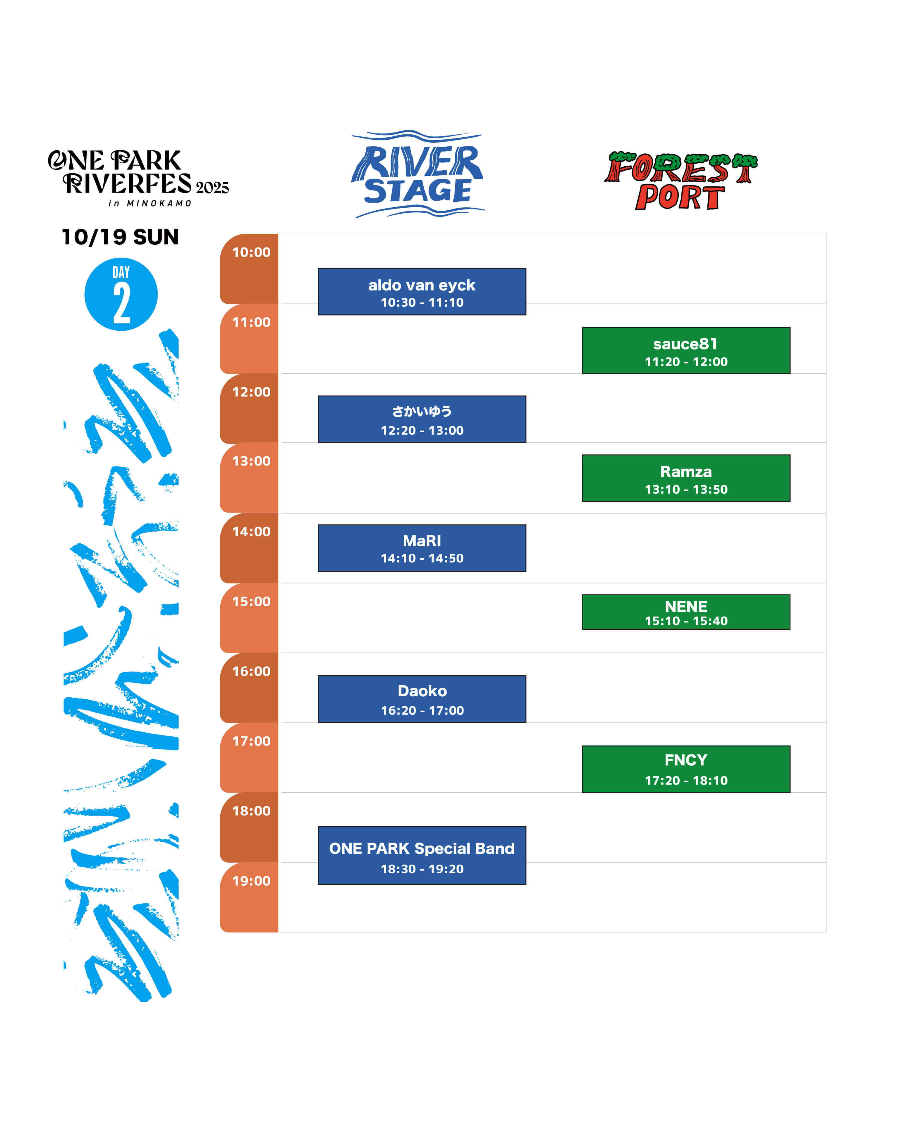 DAY2 タイムテーブル